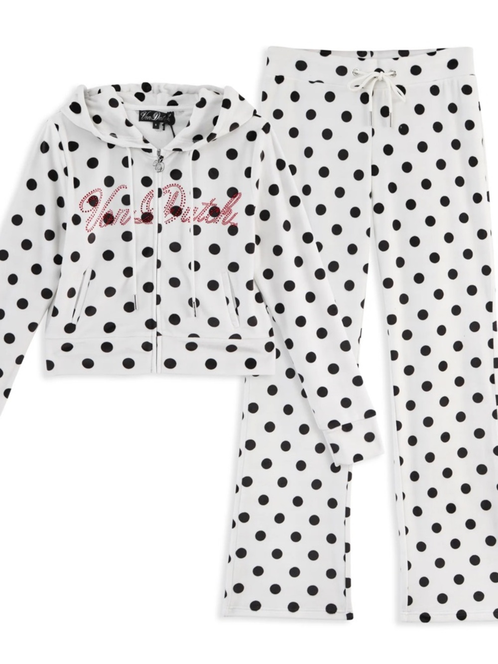 Von Dutch polka dot set